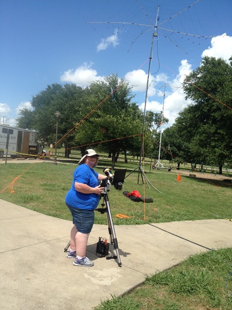 Kelley Miller K5KTX Solar Telescope