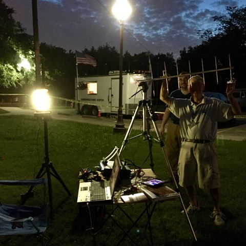 Satellite Contact At Night